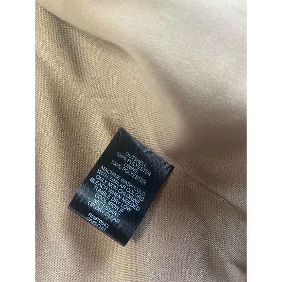 Jessica Howard Tan Suede Blazer Jacket 14 W - Picture 4 of 5